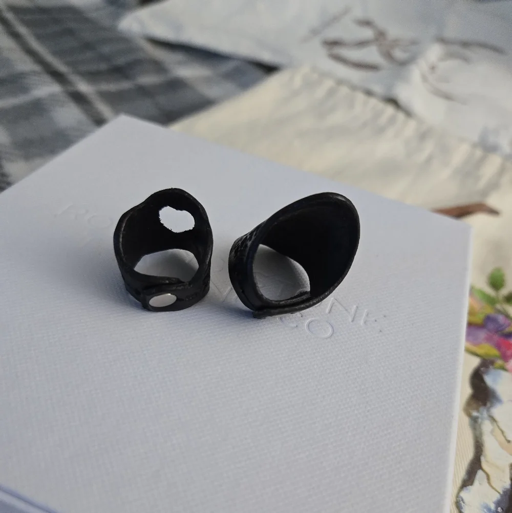 Buffalo Girl Labordite Cuff + Rings 🦄🖤 - Picture 9 of 16
